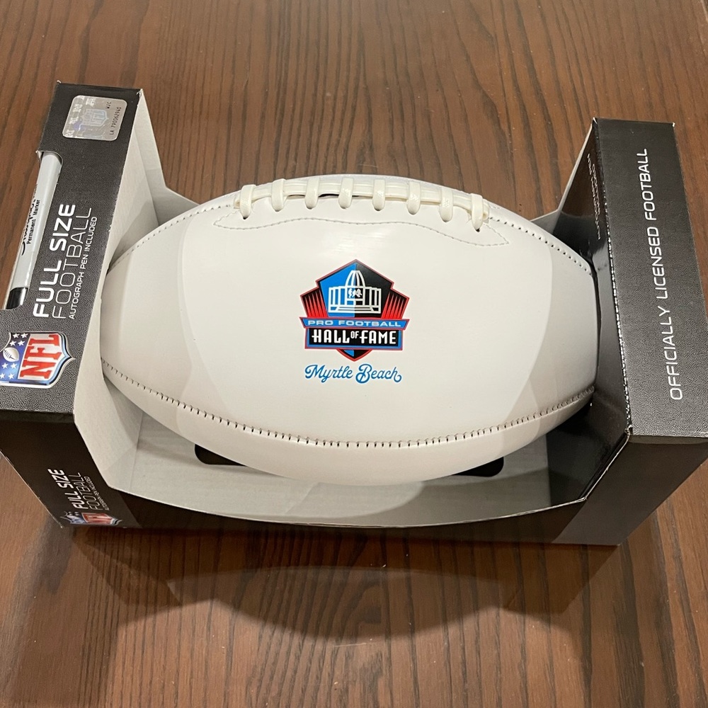Pro Football Hall of Fame Myrtle Beach Signature Football